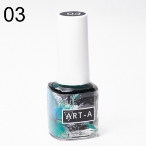 Акварельная капля для дизайна Art-A Аква тон 03 голубой, 5 мл.