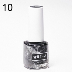 Акварельная капля для дизайна Art-A Аква тон 10 черный, 5 мл.