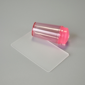 Печать для стемпинга средняя розовая PCH9