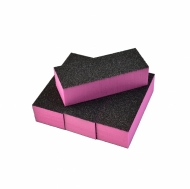 Баф шлифовочный розовый с черным набор 10 шт.