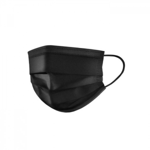 Одноразовые черные маски (набор 50 шт)