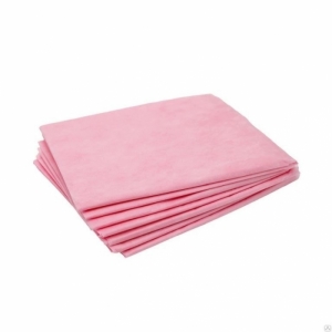 Одноразовые розовые простыни (180*160 см) набор 25 штук