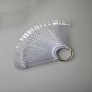 Палитра веерная прозрачная круглая (50 палочек)