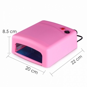 УФ Лампа 36 w ZH-818 А розовая