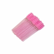 Щеточки для ресниц (набор 50 штук) розовые