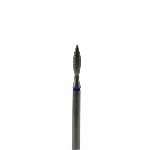 Фреза пламя алмазная 2,3 мм с синей насечкой (FR204)