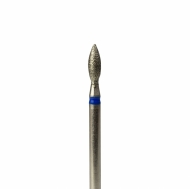 Фреза пламя алмазная 2,5 мм с синей насечкой (FR201)